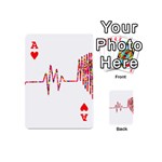 Electra Playing Cards 54 Designs (Mini) Front - HeartA