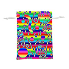 Rainbow Confetti Lightweight Drawstring Pouch (s)