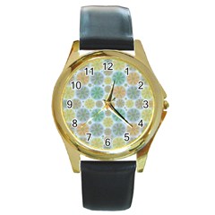 Zappwaits Juli Round Gold Metal Watch by zappwaits