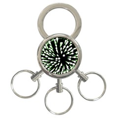 Bacteria Bacterial Species Imitation 3-ring Key Chain by HermanTelo