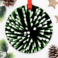 Bacteria Bacterial Species Imitation Round Ornament (two Sides)