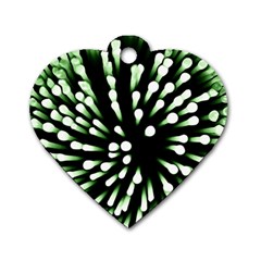 Bacteria Bacterial Species Imitation Dog Tag Heart (one Side) by HermanTelo