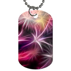 Fireworks Rocket Night Lights Flash Dog Tag (two Sides) by Bajindul