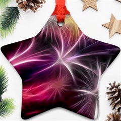 Fireworks Rocket Night Lights Flash Star Ornament (two Sides)