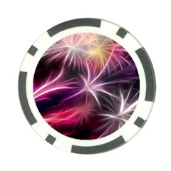 Fireworks Rocket Night Lights Flash Poker Chip Card Guard by Bajindul