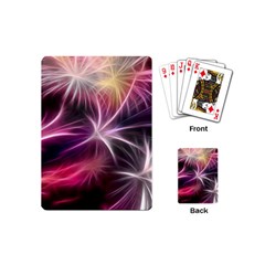 Fireworks Rocket Night Lights Flash Playing Cards Single Design (mini)