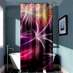 Fireworks Rocket Night Lights Flash Shower Curtain 36  x 72  (Stall)  Curtain(36 X72 ) - 33.26 x66.24  Curtain(36 X72 )