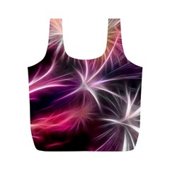 Fireworks Rocket Night Lights Flash Full Print Recycle Bag (m) by Bajindul