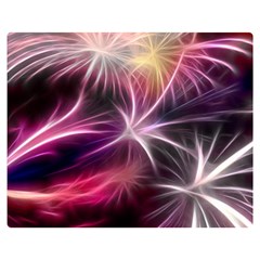 Fireworks Rocket Night Lights Flash Double Sided Flano Blanket (medium)  by Bajindul