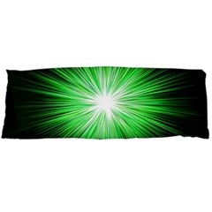 Green Blast Background Body Pillow Case (dakimakura) by Mariart