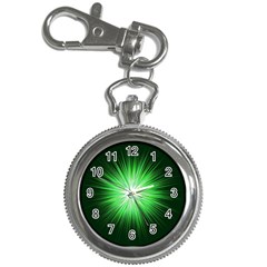 Green Blast Background Key Chain Watches by Mariart