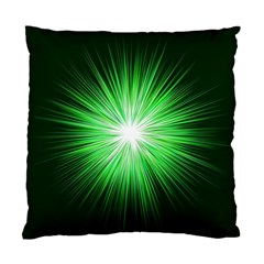 Green Blast Background Standard Cushion Case (one Side) by Mariart