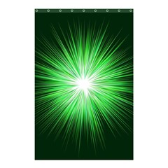 Green Blast Background Shower Curtain 48  X 72  (small) 