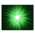 Green Blast Background Double Sided Flano Blanket (Large)  80 x60  Blanket Front