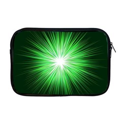 Green Blast Background Apple Macbook Pro 17  Zipper Case by Mariart