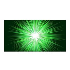 Green Blast Background Satin Wrap by Mariart