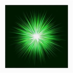 Green Blast Background Medium Glasses Cloth by Mariart