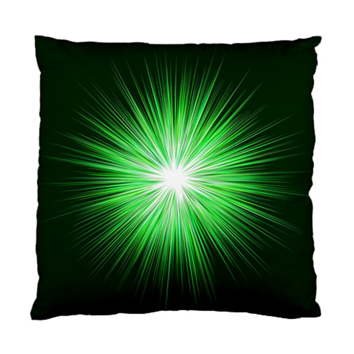 Green Blast Background Standard Cushion Case (Two Sides)