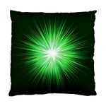 Green Blast Background Standard Cushion Case (Two Sides) Back