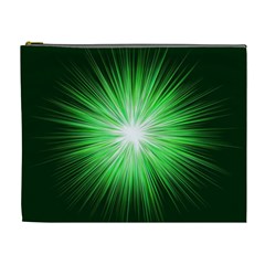 Green Blast Background Cosmetic Bag (xl) by Mariart