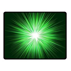 Green Blast Background Fleece Blanket (small) by Mariart