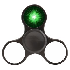 Green Blast Background Finger Spinner