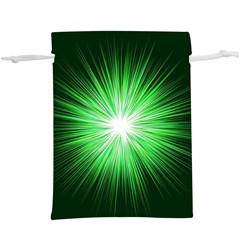 Green Blast Background  Lightweight Drawstring Pouch (xl)