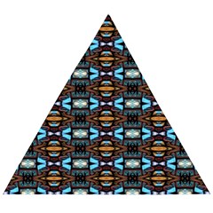 Abstract 15 Wooden Puzzle Triangle