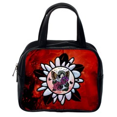 Wonderful Fairy With Butterflies And Roses Classic Handbag (One Side)