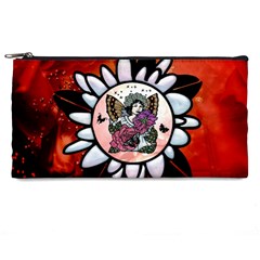 Wonderful Fairy With Butterflies And Roses Pencil Cases