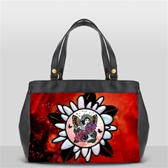 Wonderful Fairy With Butterflies And Roses Oversize Office Handbag