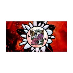 Wonderful Fairy With Butterflies And Roses Yoga Headband