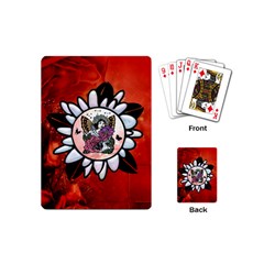 Wonderful Fairy With Butterflies And Roses Playing Cards Single Design (mini) by FantasyWorld7