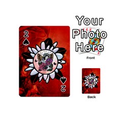 Wonderful Fairy With Butterflies And Roses Playing Cards 54 Designs (Mini)