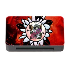 Wonderful Fairy With Butterflies And Roses Memory Card Reader with CF