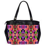 Abstract 16 Oversize Office Handbag (2 Sides) Back