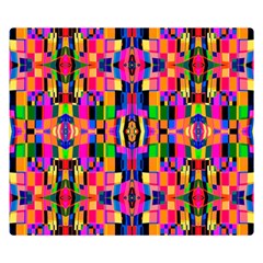 Abstract 16 Double Sided Flano Blanket (small) 