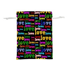 Love 3 Lightweight Drawstring Pouch (m)