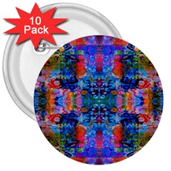 Abstract 17 3  Buttons (10 Pack)  by ArtworkByPatrick