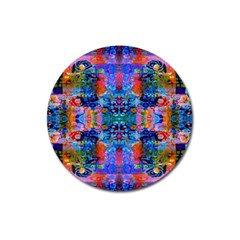 Abstract 17 Magnet 3  (round) by ArtworkByPatrick