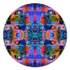 Abstract 17 Magnet 5  (round) by ArtworkByPatrick