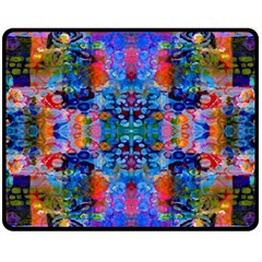 Abstract 17 Fleece Blanket (medium)  by ArtworkByPatrick