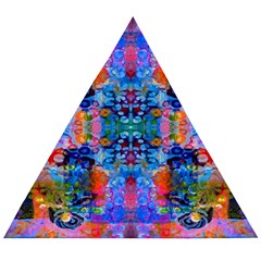 Abstract 17 Wooden Puzzle Triangle