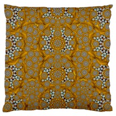 A Star In Golden Juwels Standard Flano Cushion Case (one Side) by pepitasart