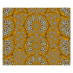 A Star In Golden Juwels Double Sided Flano Blanket (small)  by pepitasart