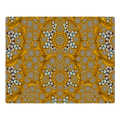 A Star In Golden Juwels Double Sided Flano Blanket (large)  by pepitasart