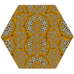 A Star In Golden Juwels Wooden Puzzle Hexagon