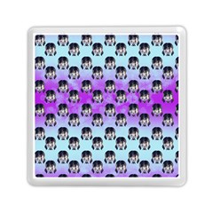 Forest Girl Bight Baby Blue Patttern Ombre Memory Card Reader (square) by snowwhitegirl