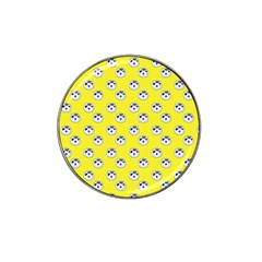 English Breakfast Yellow Pattern Hat Clip Ball Marker by snowwhitegirl