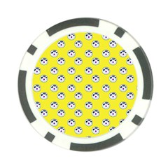 English Breakfast Yellow Pattern Poker Chip Card Guard (10 Pack) by snowwhitegirl